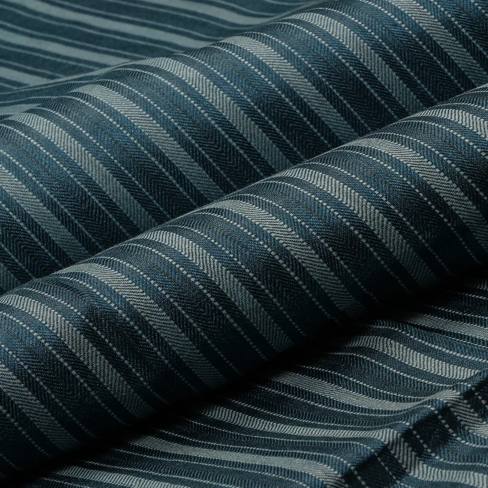 Tussar Noil Stripes